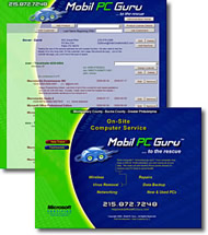 The Mobile PC Guru</a> uses a custom application to track hardware and help tickets